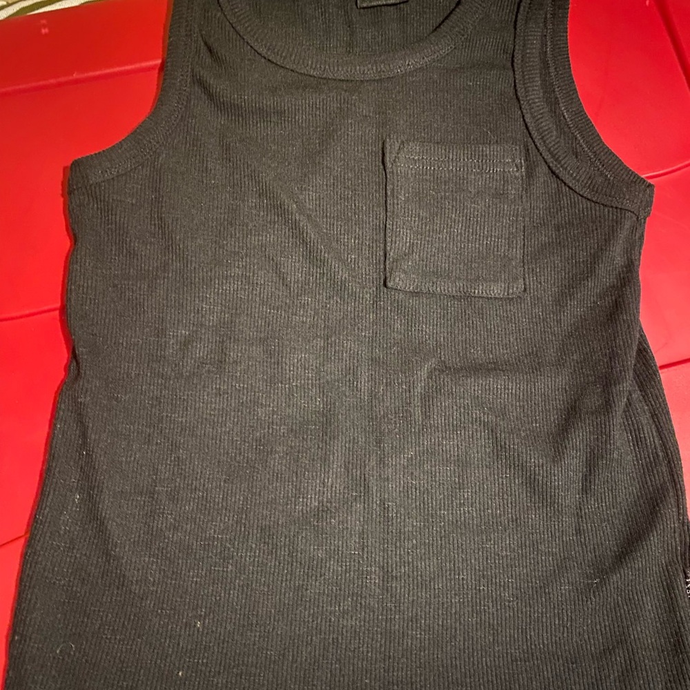 Black Ribbed Little Bipsy